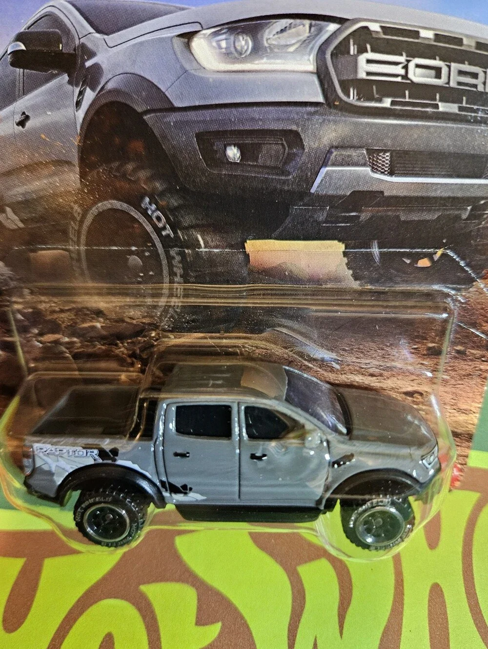 HotWheels Performance Trucks Gray Ford Raptor Off-Road Pickup
